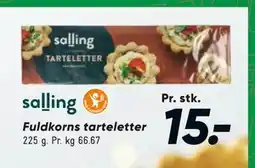 Bilka Fuldkorns tarteletter tilbud