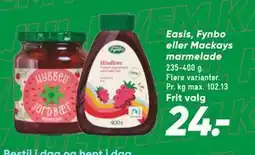 Bilka Easis, Fynbo eller Mackays marmelade tilbud