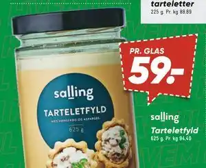 Bilka Tarteletfyld tilbud