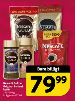 Løvbjerg Nescafé Gold el. Original Instant kaffe tilbud