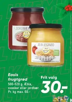 Bilka Easis frugtgrød tilbud