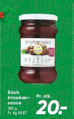 Bilka Easis kirsebærsauce tilbud