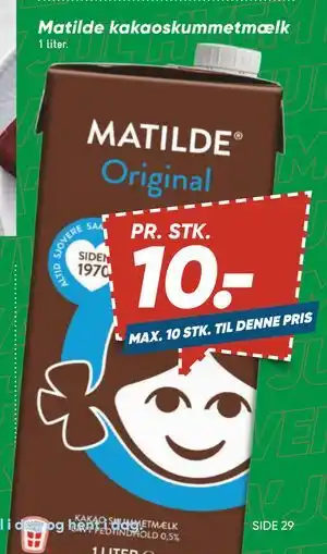 Matilde kakaoskummetmælk