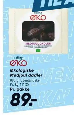 Bilka Økologiske Medjoul dadler tilbud