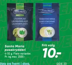 Bilka Santa Maria posekrydderi tilbud