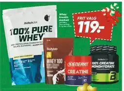 Bilka Whey/ kreatin marked tilbud