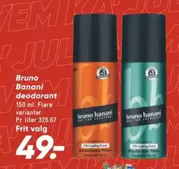 Bilka Bruno Banani deodorant tilbud