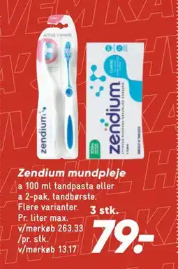 Bilka Zendium mundpleje tilbud