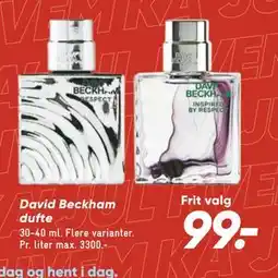 Bilka David Beckham dufte tilbud