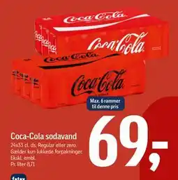 Føtex Coca-Cola sodavand tilbud