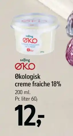 Føtex Økologisk creme fraiche 18% tilbud