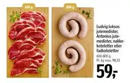 Føtex Ludvig luksus julemedister, Antonius julemedister, nakkekoteletter eller fadkoteletter tilbud