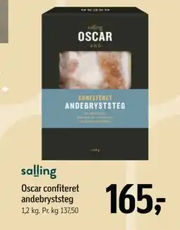 Føtex Oscar confiteret andebryststeg tilbud
