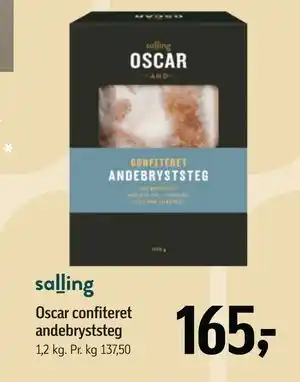 Føtex Oscar confiteret andebryststeg tilbud