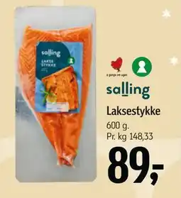 Føtex Laksestykke tilbud