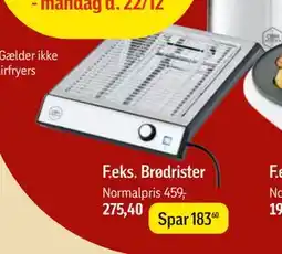 Føtex Brødrister tilbud