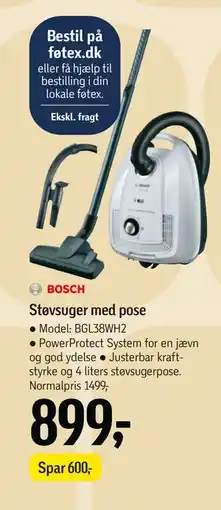Føtex Støvsuger med pose tilbud