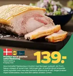 Netto Premieur dansk gourmet saltet flæskesteg tilbud