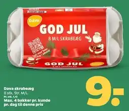 Netto Dava skrabeæg tilbud