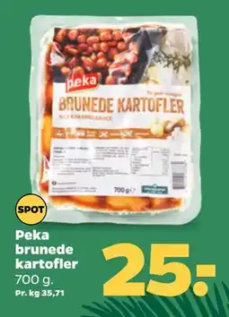 Netto Peka brunede kartofler tilbud