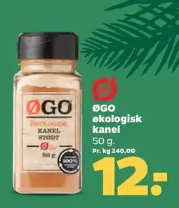 Netto ØGO økologisk kanel tilbud