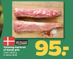 Netto Velsmag mørbrad af dansk gris tilbud