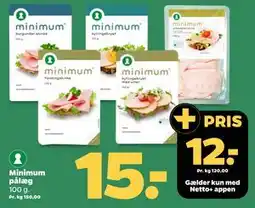 Netto Minimum pålæg tilbud