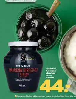 Netto Premieur Amarena kirsebær tilbud