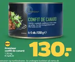 Netto Premieur confit de canard tilbud