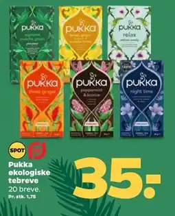 Netto Pukka økologiske tebreve tilbud