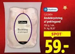 Lidl Andebryststeg af pekingand tilbud