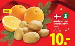 Lidl Appelsiner eller danske kartofler tilbud