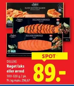 Lidl Røget laks eller ørred tilbud