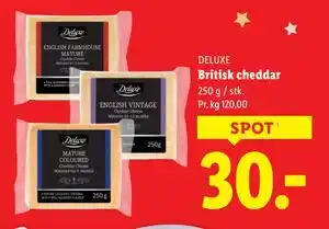 Lidl Britisk cheddar tilbud