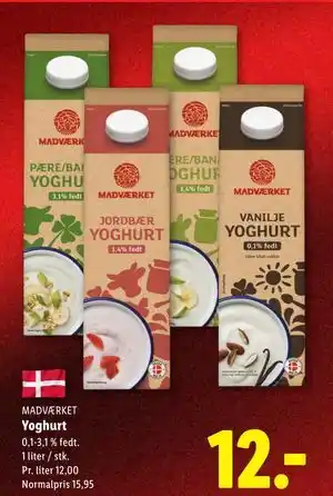 Lidl Yoghurt tilbud