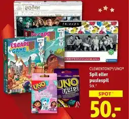 Lidl Spil eller puslespil tilbud