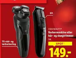 Lidl Barbermaskine eller hår- og skægtrimmer tilbud