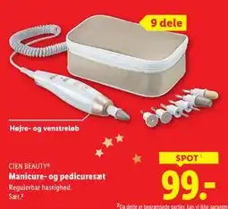 Lidl Manicure- og pedicuresæt tilbud