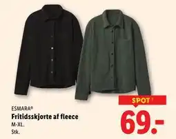 Lidl Fritidsskjorte af fleece tilbud