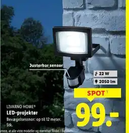 Lidl LED-projektør tilbud