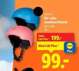 Lidl Ski -eller snowboardhjelm tilbud