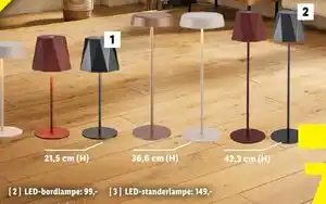 Lidl LED-bordlampe tilbud