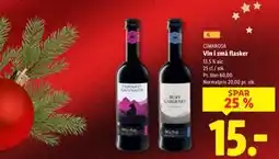 Lidl Vin i små flasker tilbud