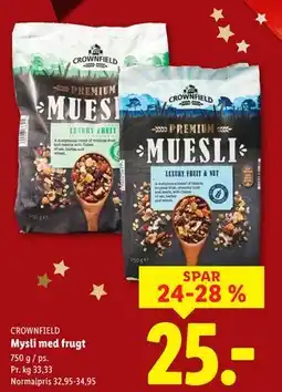 Lidl Mysli med frugt tilbud