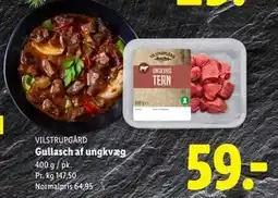 Lidl Gullasch af ungkvæg tilbud