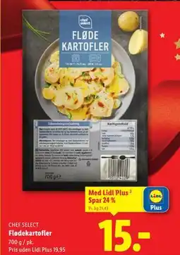 Lidl Flødekartofler tilbud