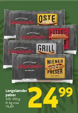 Løvbjerg Langelænder pølser tilbud