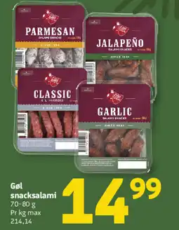 Løvbjerg Gøl snacksalami tilbud