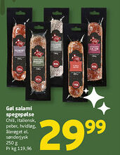 Løvbjerg Gøl salami spegepølse tilbud
