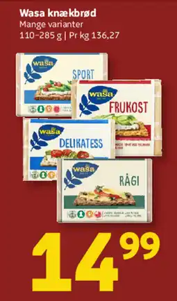 Løvbjerg Wasa knækbrød tilbud